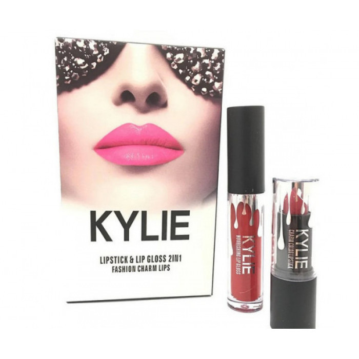 Набор помада + блеск Kylie Lipstick Lip Gloss 2 in 1 (ID#1921613986 ...