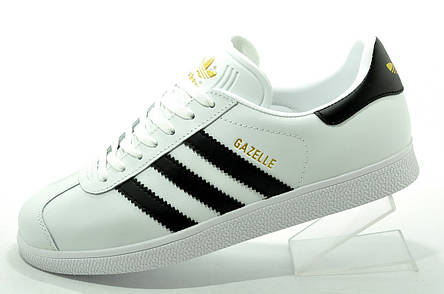 Білі кросівки Adidas Gazelle чоловічі Адідас Газелі, фото 1