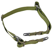 Ремінь 2-точковий Kiborg Gun Sling G-2 з пряжкою швидкого регулювання Triple-X Olive