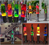 Лава лампа двухцветная 41см , ВТВ парафиновая лампа , ночник Magma Lamp, Lava lamp, магма лампа,восковая лампа
