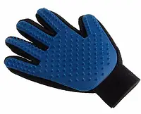 Щетка перчатка для вычесывания шерсти домашних животных True Touch Pet Glove