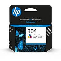 Оригинальный чернильный картридж HP N9K05AE 304, трехцветный (упаковка из 1)