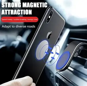 Автомобільний тримач для телефона в решітку повітроводу Magnetic Car Holder L103, фото 2