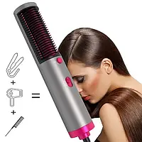 Фен расческа выпрямитель для сушки волос 2 в 1 Hair Dryer And Styler XR-8802 стайлер для укладки