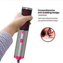 Фен гребінець випрямляч для сушіння волосся 2 в 1 Hair Dryer And Styler XR-8802, фото 2