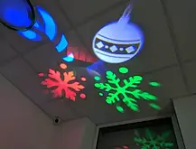Вуличний лазерний проектор із малюнками Festival Projection Lamp 12 pictures star shower, Новорічний проектор, фото 3