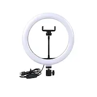 Кольцевая светодиодная лампа селфи 10" (26см) Ring Fill Light CXB-260 (9459) 3 режима свечения