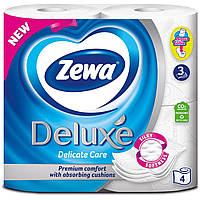 Туалетний папір Zewa Deluxe білий 3 шари 4 рулони