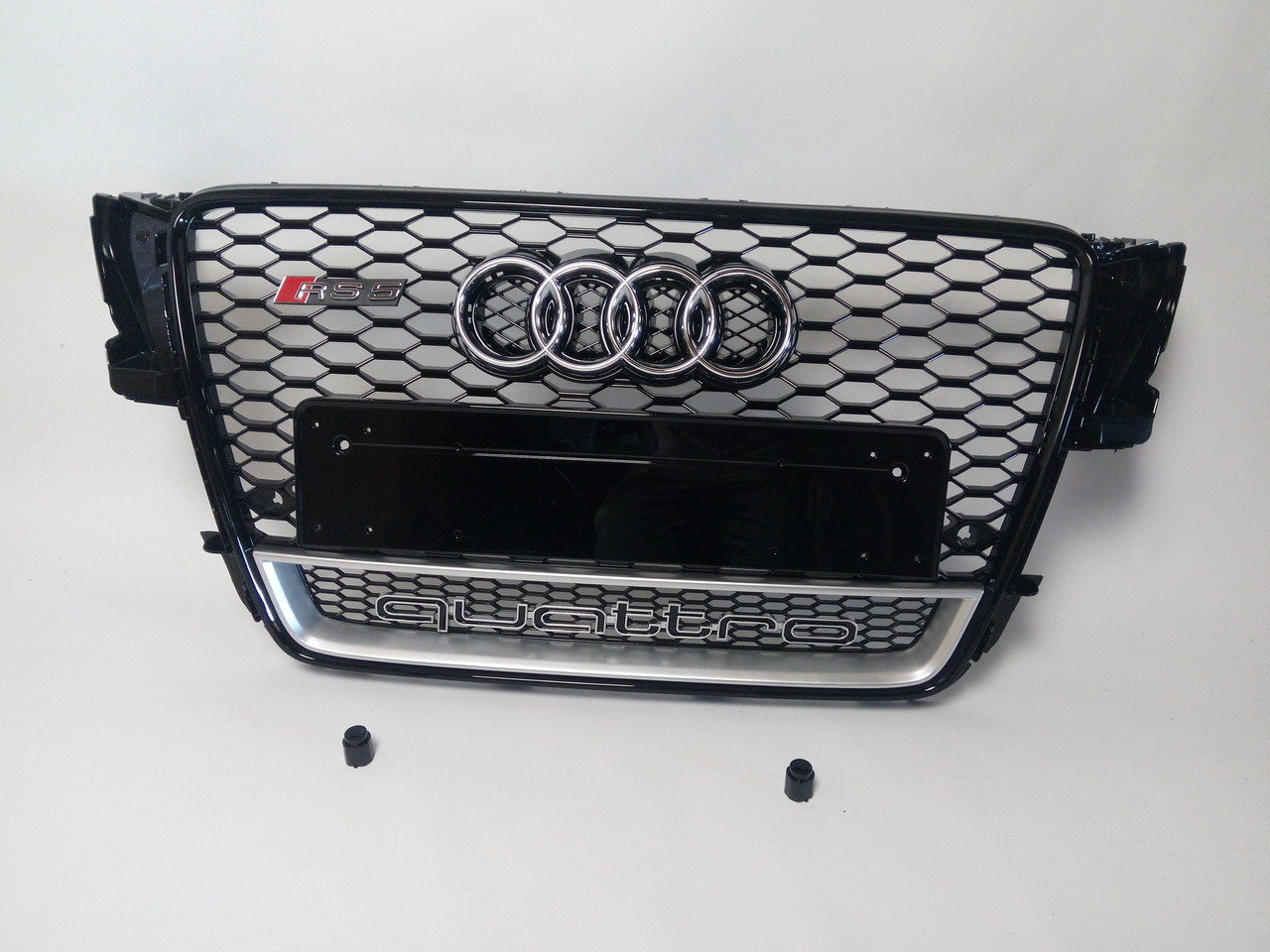 Решітка радіатора Audi A5 у стилі RS5 (2007-2011) Black + Quattro