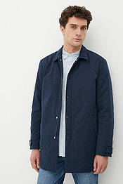 Подовжена чоловіча куртка-сорочка Finn Flare FAB21007-101 темно-синя S