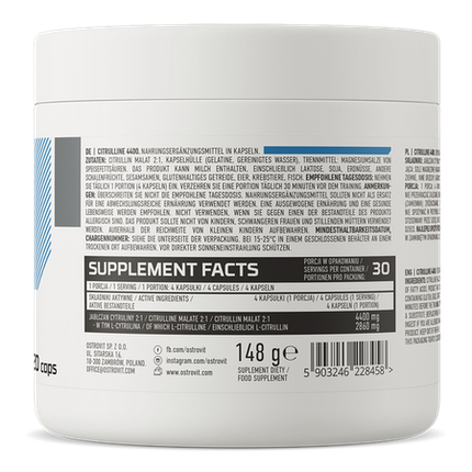 OstroVit Citrulline 120 caps, фото 3
