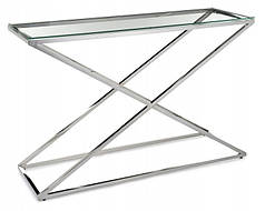 Консольний стіл HowHomely Saliba Silver 120 х 78 х 40 см
