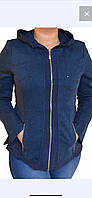 Куртка джинсова жіноча молодіжна, розміри XL-6XL(4кв) "ALPAKA" недорого від прямого постачальника