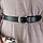 БРАК! УЦІНКА! Ремінь жіночий шкіряний JK-3045 (115 см) чорний з 2 пряжками, фото 6
