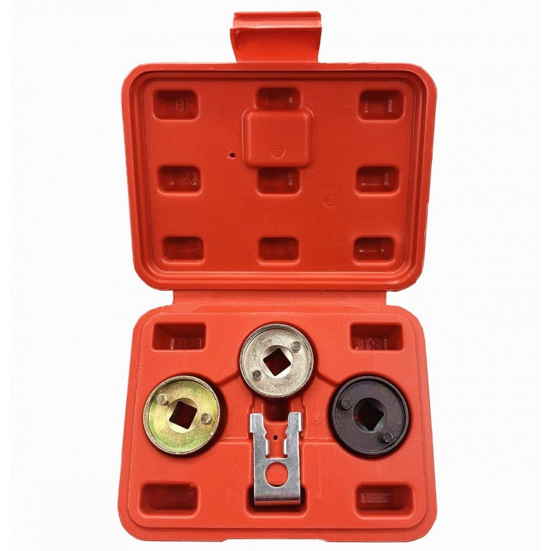 Набір адаптерів для регулювання ГРМ VAG 1.8/2.0 TFSI Rewolt Набір зняття розподільного валу в бензинових двигунах, фото 1