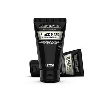 Чорна маска для обличчя Immortal Infuse  "Peel-off Black Mask" 150 мл (INF-43), фото 2