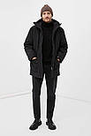 Зимова чоловіча парка Finn Flare FWB21071-200 Down Fill чорна 2XL, фото 3