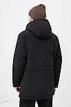 Зимова чоловіча парка Finn Flare FWB21071-200 Down Fill чорна 2XL, фото 4