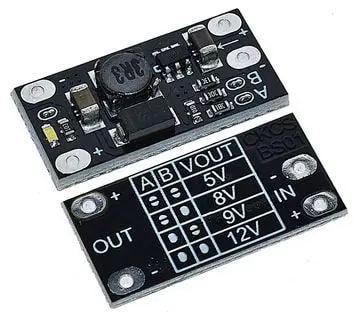 Підвищувальний мініперетворювач Boost Step Up Board 5 V 8 V 9 V 12 V 1.5A