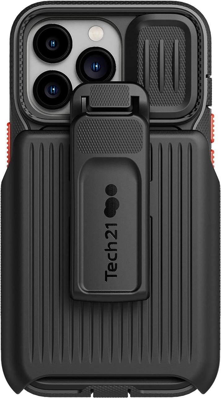 Захисний чохол з кліпсою Tech21 Evo Max Black для iPhone 13 Pro Max | iPhone 12 Pro Max