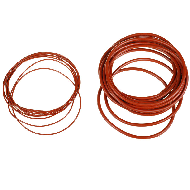 Кільце упл. гільзи повний к-кт на дв. (8 тонких + 16 товстих) червоний силікон (ПХТ, Україна) 740.1002031/024, фото 1