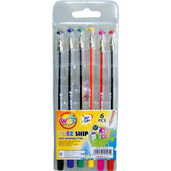 Набір кулькових ручок Beifa AA-103-6 (6 кол.)