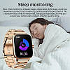 Смарт-годинник Senbono i13 Gold з пульсоксиметром, тонометром, дзвінки, 2 ремінці, фото 8