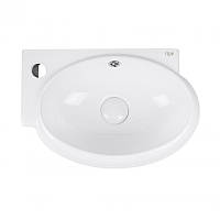 Раковина Qtap Leo 430x290x140 White з донним клапаном QT11115011LW