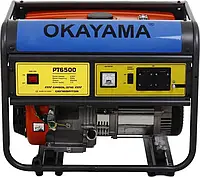 Генератор бензиновый 5.5кВт ручной запуск Okayama PT-6500 Медаппаратура