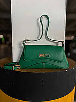 Женская кожаная сумка через плечо Balenciaga зеленая, стильная сумка, премиум качество, модная сумка баленсиаг