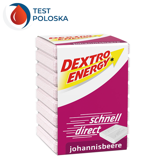 Dextro Energy Johannisbeere — швидка глюкоза зі смаком і ароматом смородини