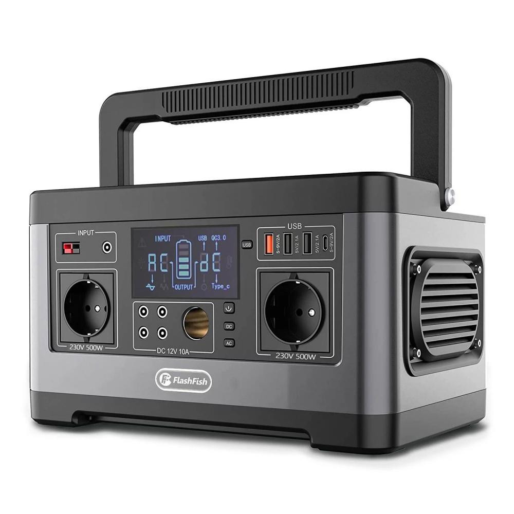 Зарядна станція портативна FlashFish P63 500W 520Wh 140400 mAh