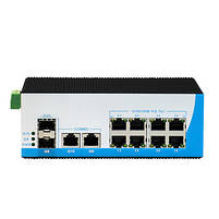 POE комутатор 10-ти портовий индустр. HongRui HR400-822GTS, фото 4