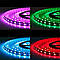 Світлодіодна стрічка LED на 5м 3528 з пультом та блоком, від мережі / Силіконова багатобарвна стрічка RGB, фото 6