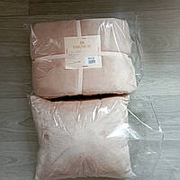 Подарочный набор плед флисовый и подушка , флисовое покрывло Ярослав