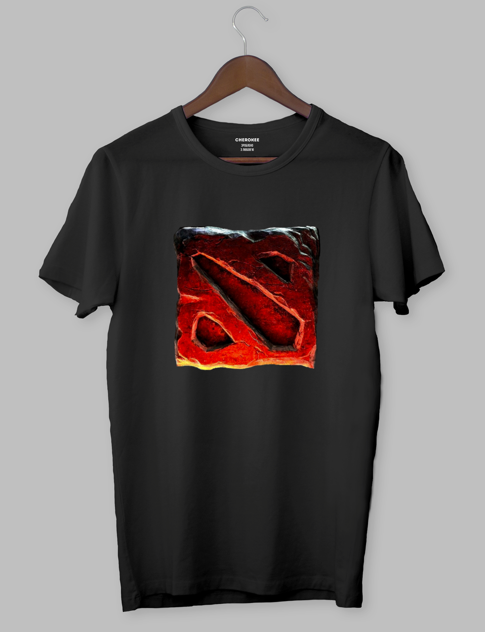 Футболка з принтом "Dota 2 3d Logo"