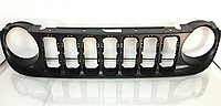 Решетка радиатора grill Jeep Renegade 15-18 черная 5XB15LXHAA, 6RZ57TZZAA