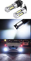 Світлодіодна автолампа LED (ціна вказана за 1 шт.) H27/881 30SMD 4014 12 V 6000 К H27W2, фото 5