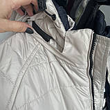 Куртка демісезонна чоловіча стьогана капюшон 48 світла, фото 3