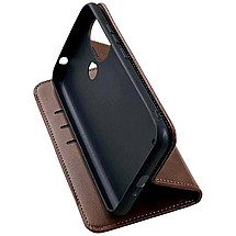 Чохол книжка Amsterdam для ZTE Blade L220 коричневий, фото 2