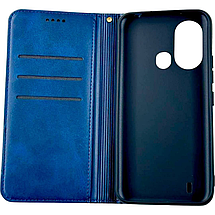 Чехол книжка Amsterdam для ZTE Blade L220 синий, фото 5