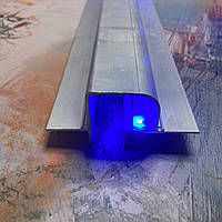 Алюмінієвий профіль роздільний для тіньового шва 20 мм LED - АПТШ 40*20 LED