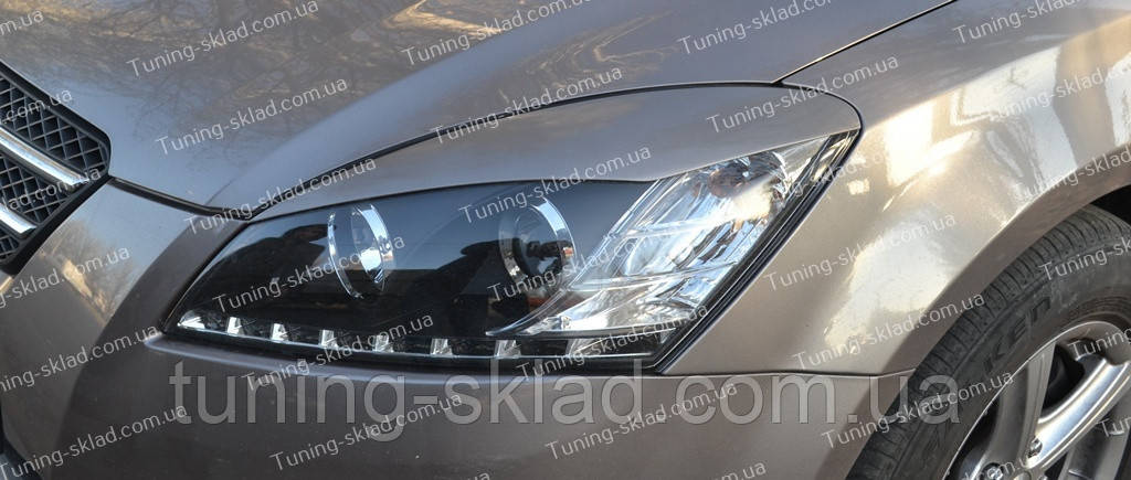 Вії Кіа Сид (накладки на передні фари Kia Ceed), фото 1