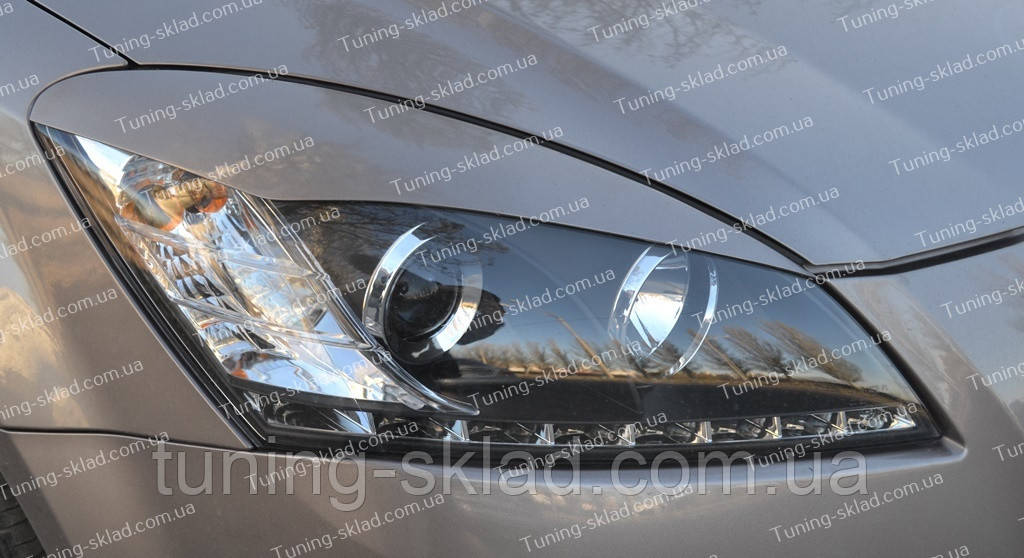 Реснички Киа Сид (накладки на передние фары Kia Ceed) - фото 8 - id-p38806859