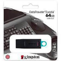 USB Flash 64GB USB 3.2 Kingston DataTraveler Exodia Black/Teal (DTX/64GB)