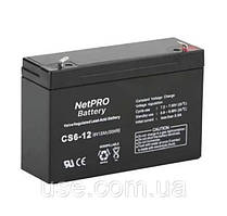 Акумулятор AGM 6 V, Вольт, В, 12 AH, ампер годин, Ah, для інвертора, ДБЖ, безперебійника