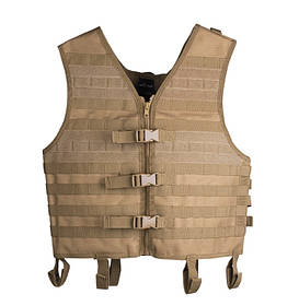 Жилет тактичний Mil-Tec MOLLE CARRIER WESTE GEN.II COYOTE 13462205