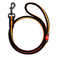 Поводок-шнур WAUDOG Nylon, амортизирующий, размер M, для собак до 40 кг, 122-130 см 15 мм (4508)