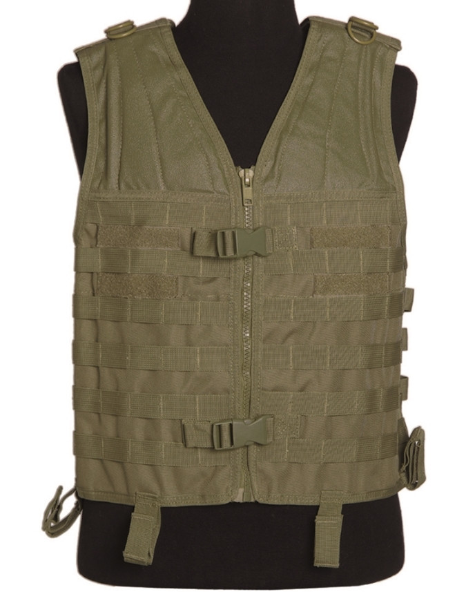 Жилет тактичний Mil-Tec MOLLE CARRIER WESTE OLIVE 13462101, фото 1