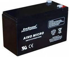 Гелевий акумулятор 12 в, Вольт, V, 7 AH, ач, А‧год, GEL, для ДБЖ, UPS, безперебійника